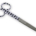 FORBICI RETTE PUNTE ALTERNE - fantasia orme - 14 cm