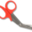 FORBICI PER BENDE UTILITY - 19 cm - rosse