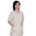 CASACCA CON BOTTONI-cotone/pol.-unisex M bianca