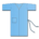 KIMONO MONOUSO TNT - colore blu