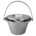 CATIINO PER COMODE IN ACCIAIO INOX con coperchio - 5 litri