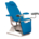 POLTRONA GYNEX con portarotolo - azzurro metallizzato