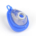 MASCHERINA AMBU NR. 3/4 - adulto blu piccola