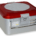 CONTAINER CON VALVOLA piccolo h150 mm - rosso