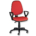 SEDIA CUNEO CON BRACCIOLI - tessuto - rosso