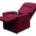 POLTRONA ELEVABILE FLAVIA 2 motori - bordeaux