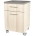 COMODINO con cassetto - beige striato
