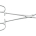 PINZA FISSATELI BACKHAUS AESCULAP - curva - punte acute - 13,5 cm - BF433R