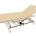 LETTINO DA VISITA ELETTRICO AD ALTEZZA REGOLABILE con barra perimetrale - beige