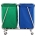 CARRELLO DOPPIO BIANCHERIA SPORCA - acciaio inox AISI 202